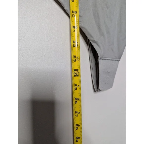 Lululemon Bodysuit Women's M Taupe Square-Neck Long Sleeve Bodysuit New With Tag - Picture 8 of 9